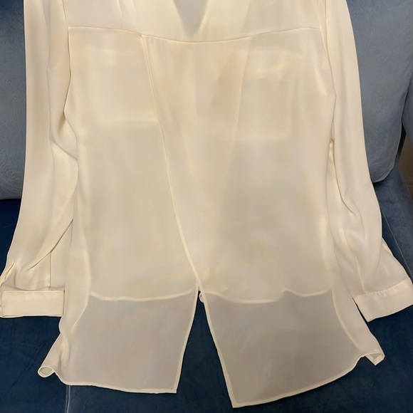 Zara cream button down blouse - Picture 4 of 4